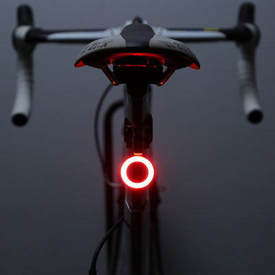USB Rechargeable Bicycle Safety Taillight - Bright LED Light for Night Riding