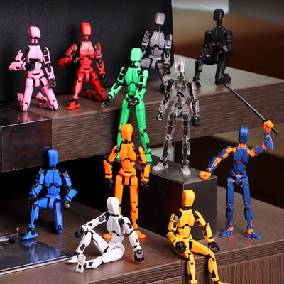 3D Printed Shapeshift Robot Mannequin - Movable Action Figure for Creative Play & Gift Giving