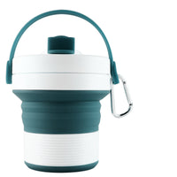 Foldable Silicone Travel Coffee Cup - 450ml - Eco-Friendly & Portable