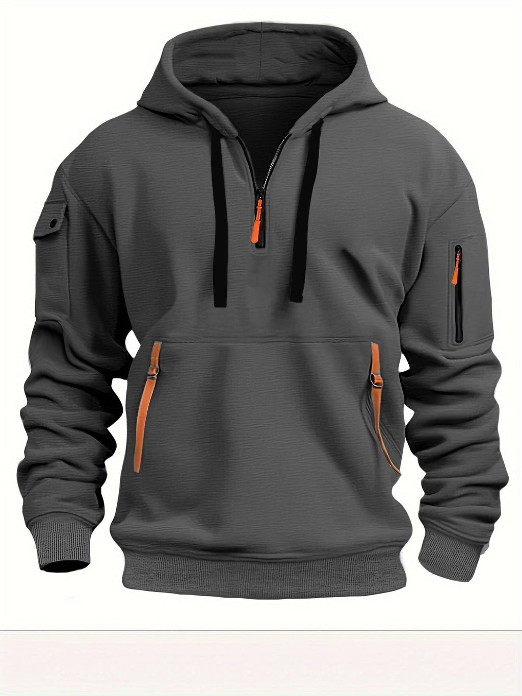 Dropped Shoulder Hooded Sweatshirt Men's Women's Plus Size Loose Pullover Fashion Sweatshirt What Else You Got?