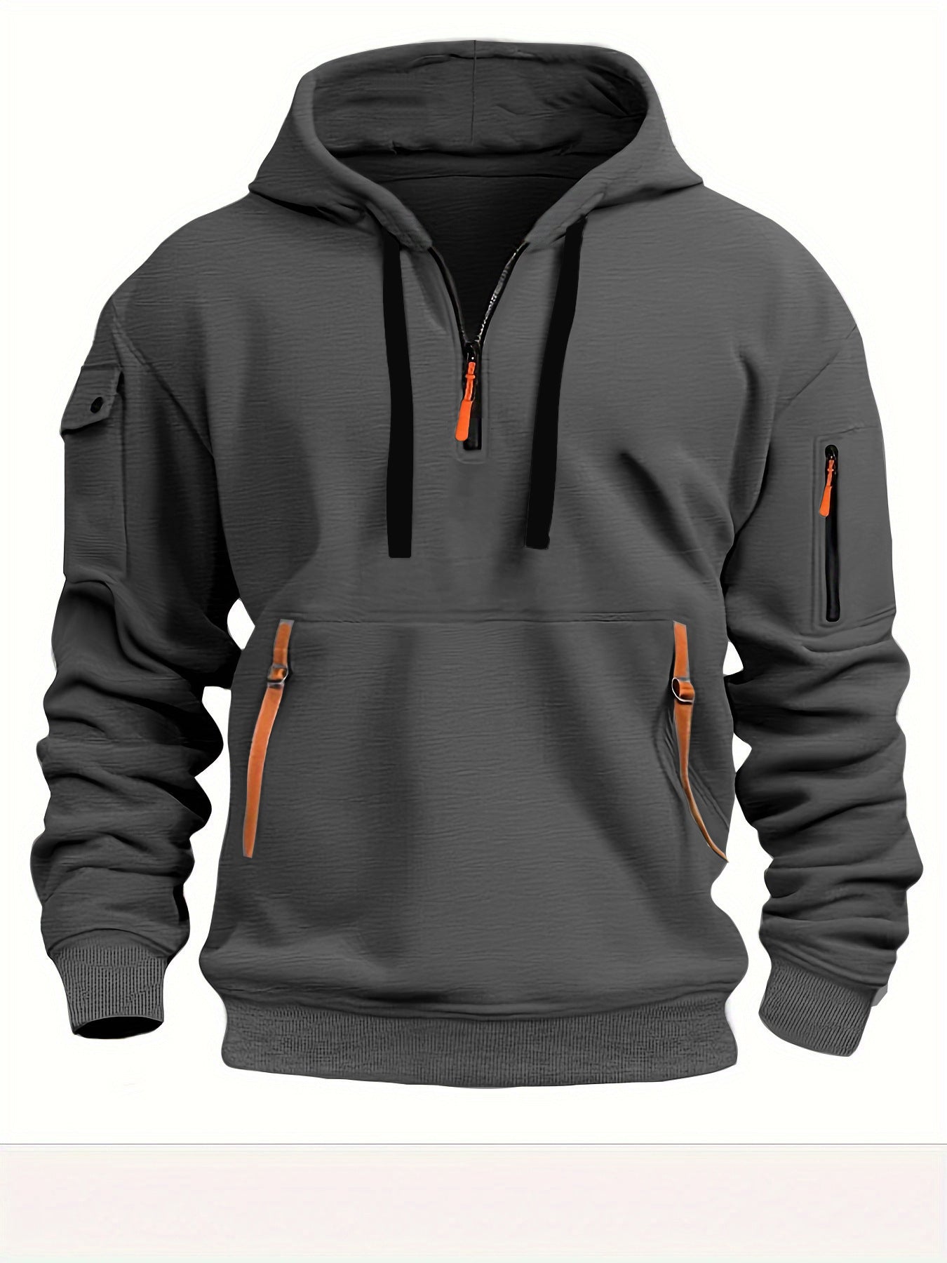 Dropped Shoulder Hooded Sweatshirt Men's Women's Plus Size Loose Pullover Fashion Sweatshirt What Else You Got?