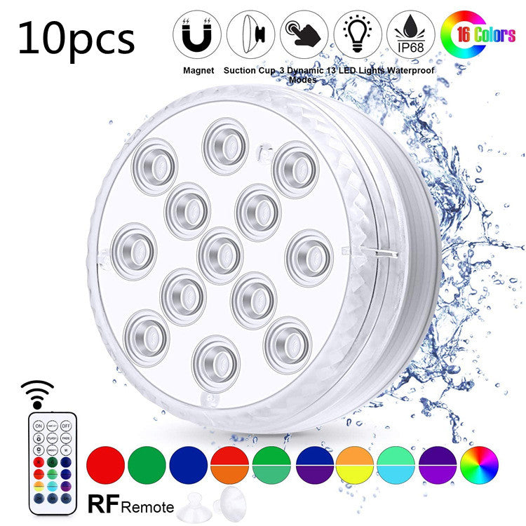 Led Beads Submersible Light Waterproof Underwater Lamp For Garden Swimming Pool Fountain Spa Party Bathroom Remote Control What Else You Got?