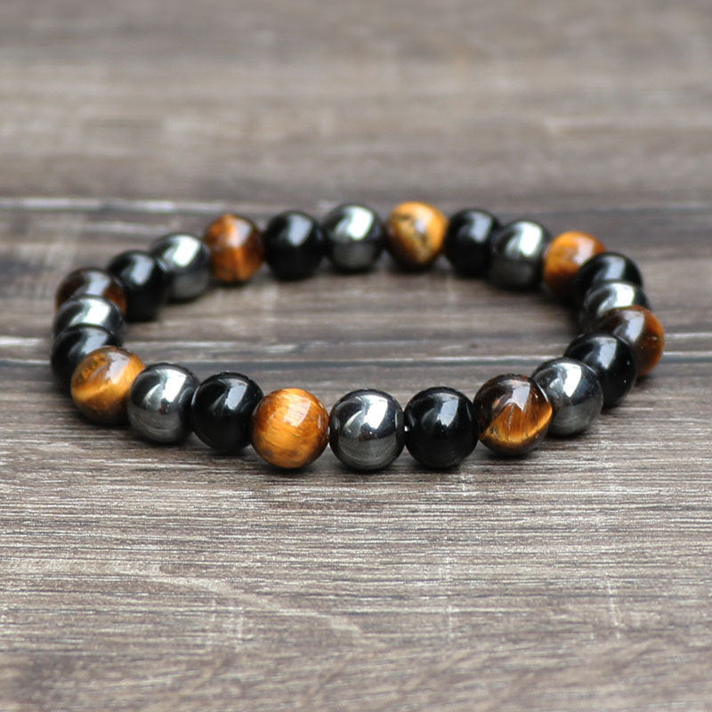 Tiger Eye Natural Stone Bracelet – Hand‑Woven Energy Beads for Men & Women (Multiple Sizes) What Else You Got?