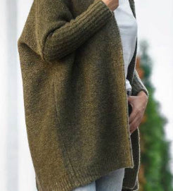 Oversized Hooded Bat Sleeve Cardigan What Else You Got?
