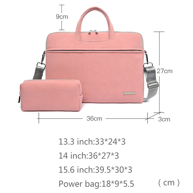 PU Leather Women Laptop Bag Notebook Carrying Case Briefcase For Macbook Air 13.3 14 15.6 Inch Men Handbags Shoulder Mouse Bag What Else You Got?