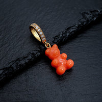 Y2K Gummy Bear Love Necklace – Colorful Bear Pendant Jewelry for Women