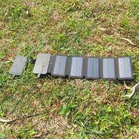 Portable Solar Power Bank - 9W Folding Charger for Hiking, Camping & Travel - 5V 2.1A USB Output - God's Gift of Sustainable Energy