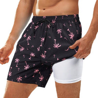 Modest & Stylish Men's Swim Trunks with Anti-Embarrassment Lining - Perfect for Beach & Pool Days | Christian-Inspired Swimwear