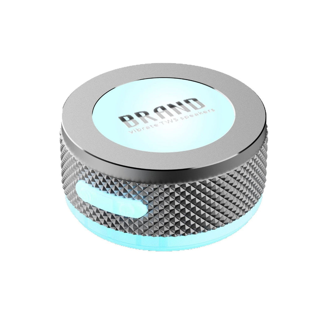 Mini Bone Conduction Bluetooth Speaker – Magnetic Vibration Speaker With RGB LED Light (Portable, Waterproof) What Else You Got?