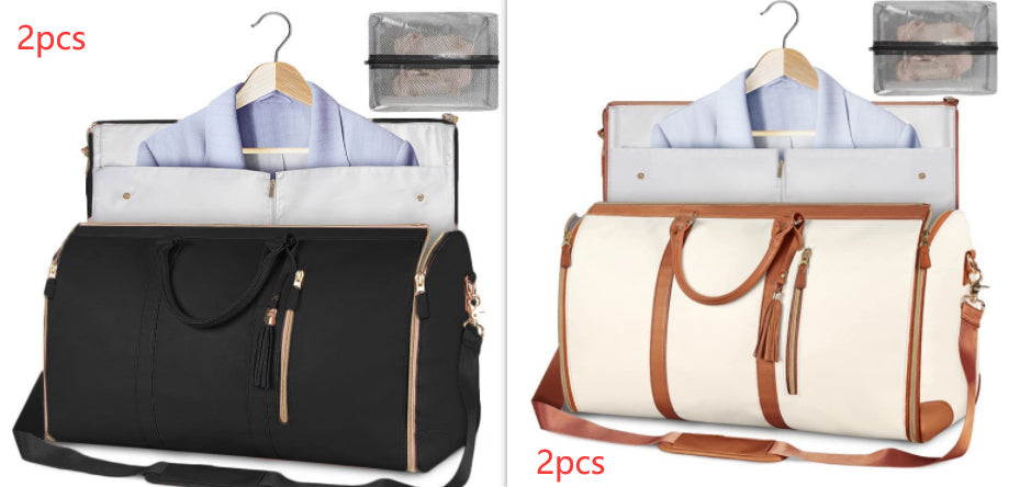 Large Capacity Travel Duffle Bag Women's Handbag Folding Suit Bag Waterproof Clothes Totes What Else You Got?