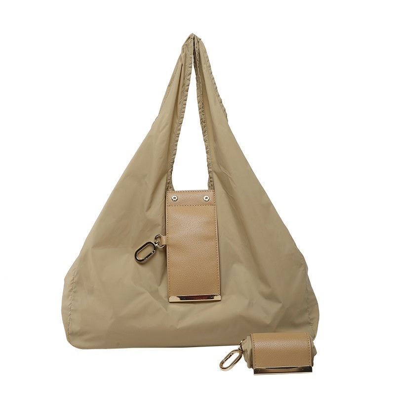 Women's Handbag With Key-ring Design Lightweight Shoulder Bag Large Capacity Shopping Bags What Else You Got?