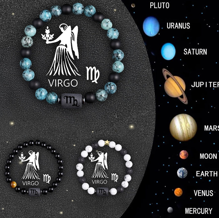 Crystal Stone Zodiac Sign Bracelet What Else You Got?