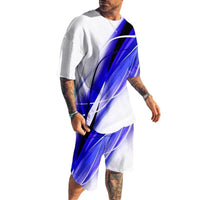 Men’s Short-Sleeve Leisure Set – Lightweight Two-Piece Casual Outfit for Travel