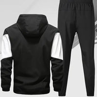 Men’s Christian Sport Set – Hooded Long Sleeve Top & Joggers for Gym & Everyday Wear