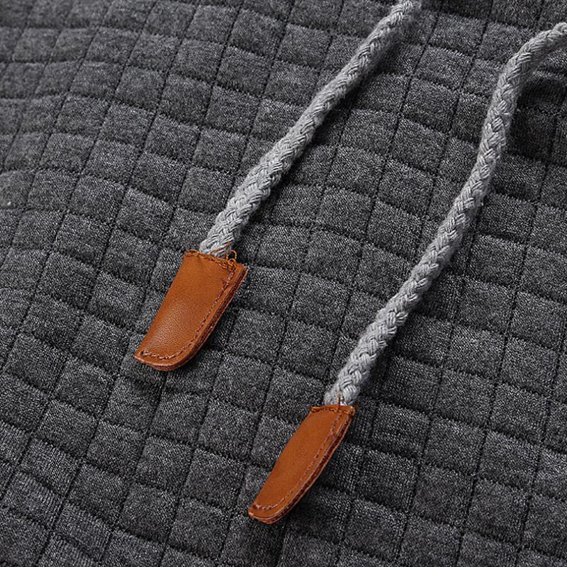 Men's Jacquard Sweater Long-sleeved Hoodie Warm Color Hooded Sweatshirt Jacket What Else You Got?