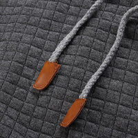 Men's Premium Jacquard Hoodie Sweatshirt Jacket – Warm Zip-Up Casual Coat with Hood
