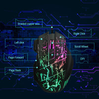Gaming Mouse - Fast & Faithful - 1200DPI, Plug & Play, Energy-Saving Design