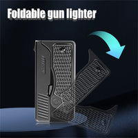 Dual-Arc Rechargeable Lighter – USB & Butane Hybrid Windproof Flame