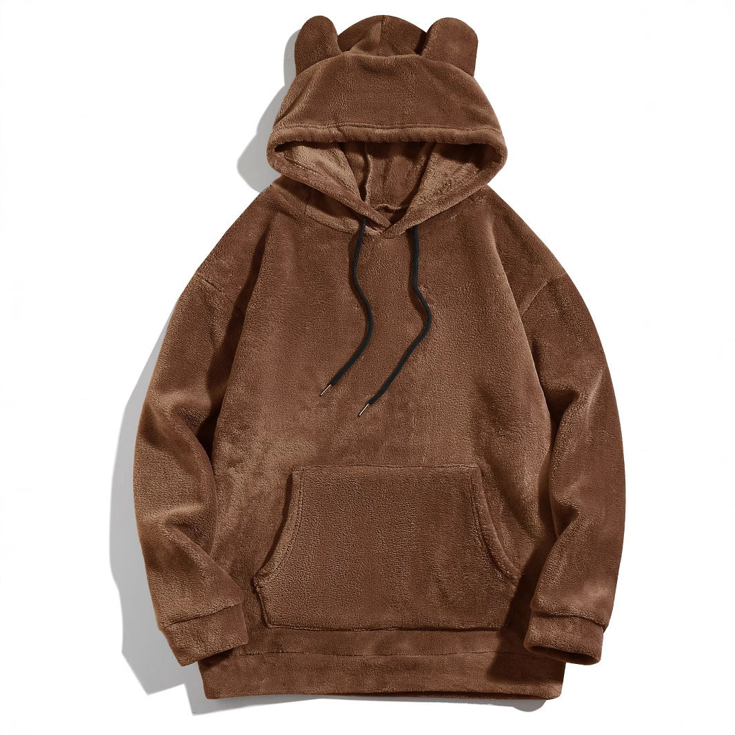 Men’s Loose Fit Coral Fleece Pullover – Soft Casual Winter Sweater (S–2XL) What Else You Got?