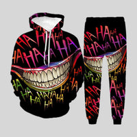 Men’s 3D Digital Print Tracksuit – Hooded Pullover & Trousers S–6XL