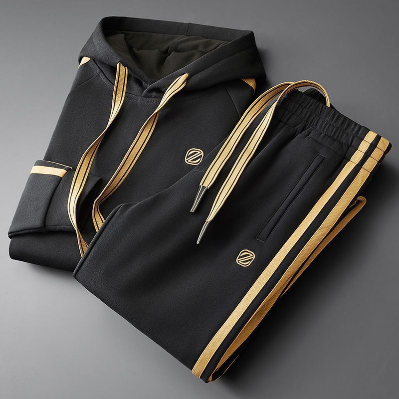 Men’s Hooded Jacket & Slim‑Fit Pants Set – Casual Streetwear Two‑Piece Outfit for Spring & Fall What Else You Got?