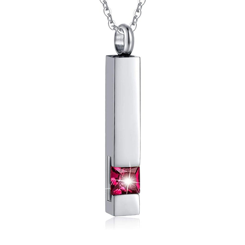 Twelve Birthday Stone Ashes Necklace Can Be Opened With Diamonds Zodiac What Else You Got?