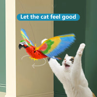 Electric Flying Bird Cat Toy – Interactive Flapping Parrot Toy for Indoor Cats | Stimulates Natural Hunting Instincts