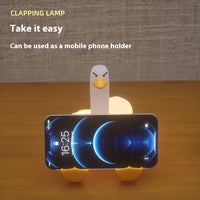 Middle Finger Duck LED Night Light – Funny Rechargeable Dimmable Desk Lamp for Humor Lovers