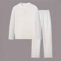 Classic Men's Minimalist Solid Color Suit - Casual & Comfortable