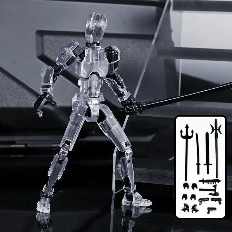 Multi‑Jointed Shapeshift Robot Figure – 3D‑Printed Movable Action Model with Weapons & Accessories What Else You Got?