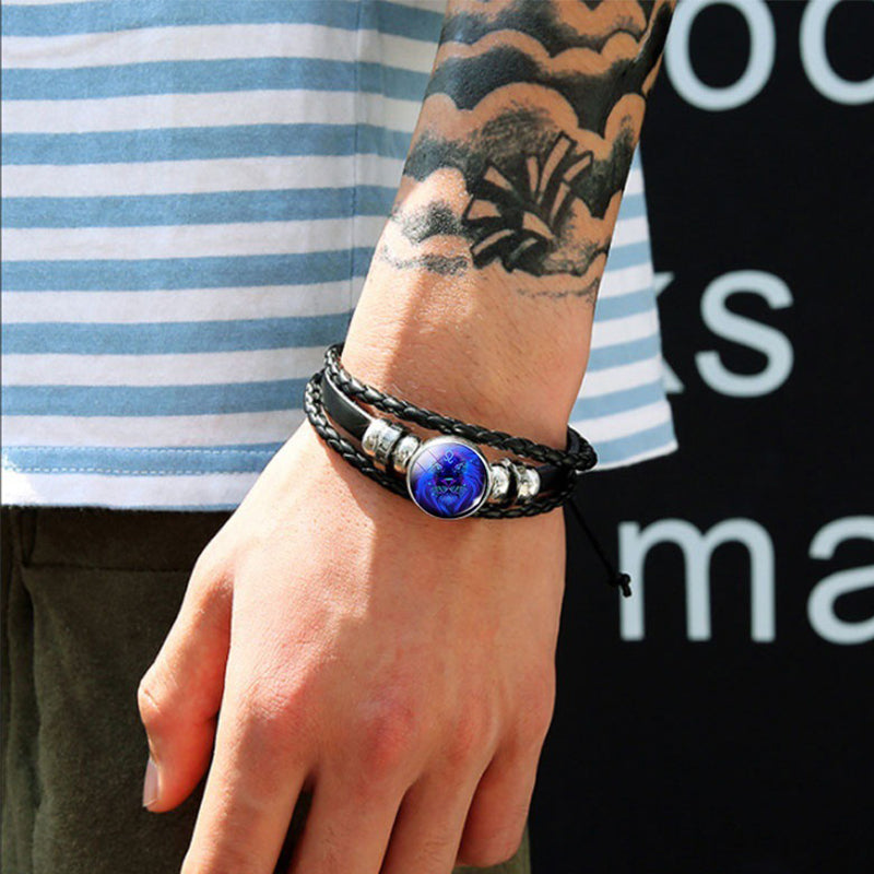 12 Zodiac Constellation Bracelet Luminous Braided Design Bracelet For Men Women Kids What Else You Got?