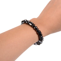 Magnetic Hematite Pentagram Bracelet – Wellness & Intention Stretch Bracelet for Men & Women