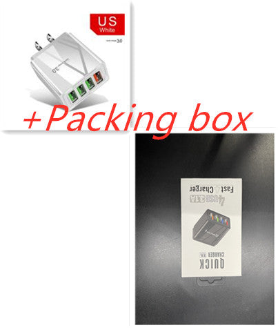 Illuminated 4USB Mobile Phone Charger 3A Charging Head What Else You Got?