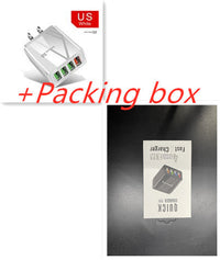 4-Port USB Fast Charging Power Bank Adapter - Illuminate Your Faith & Devices!