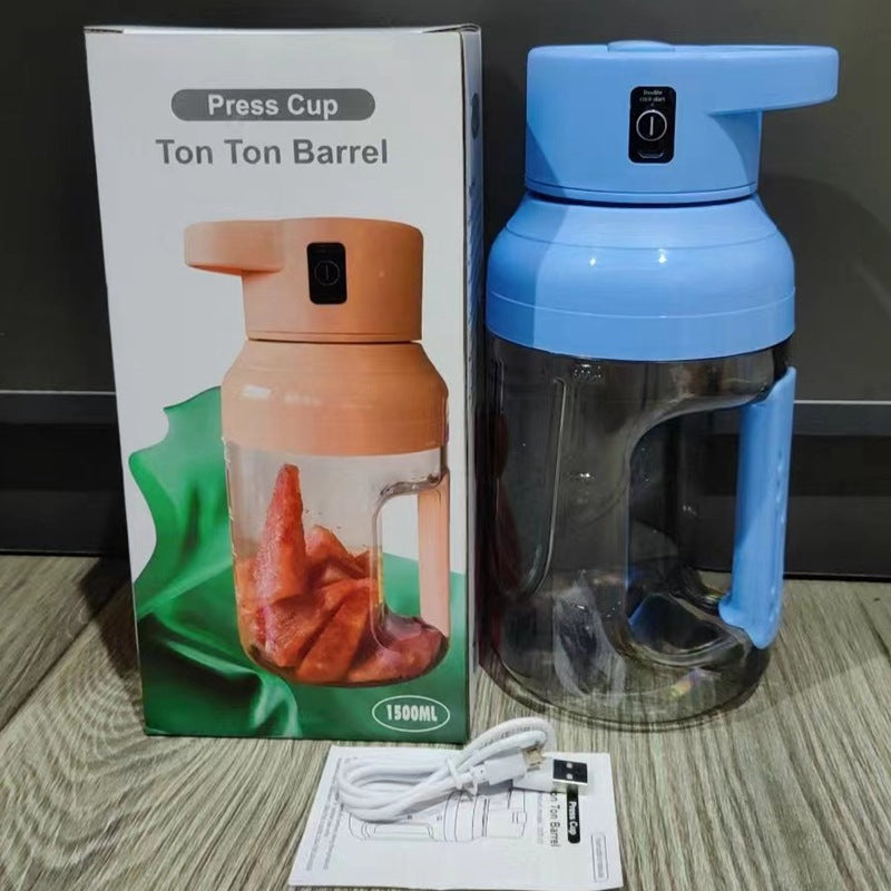 New Arrival Summer Electric Juicer Portable Large Capacity 1500ml Juice USB Rechargeable Electric Portable Blender Kitchen Gadgets What Else You Got?