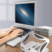 Premium 360° Rotating Laptop Stand - Sturdy Aluminum Stand for 11-17.3