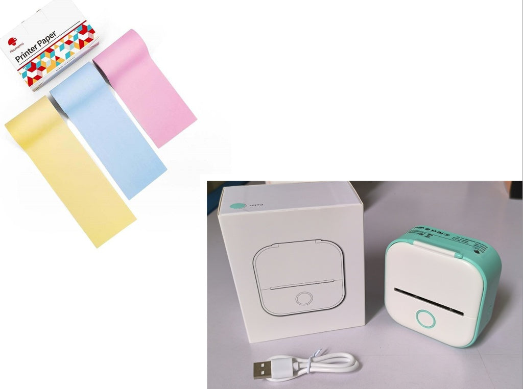 Portable Mini Thermal Label Printer Home Photo Printer Student Wrong Question Printer Bluetooth-compatible Mini Label Printer Price Tag What Else You Got?