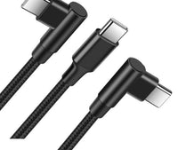 Premium Double-Ended Type-C Nylon Braided PD Fast Charging Cable - 2M, 60W Power Delivery - Durable & Tangle-Free