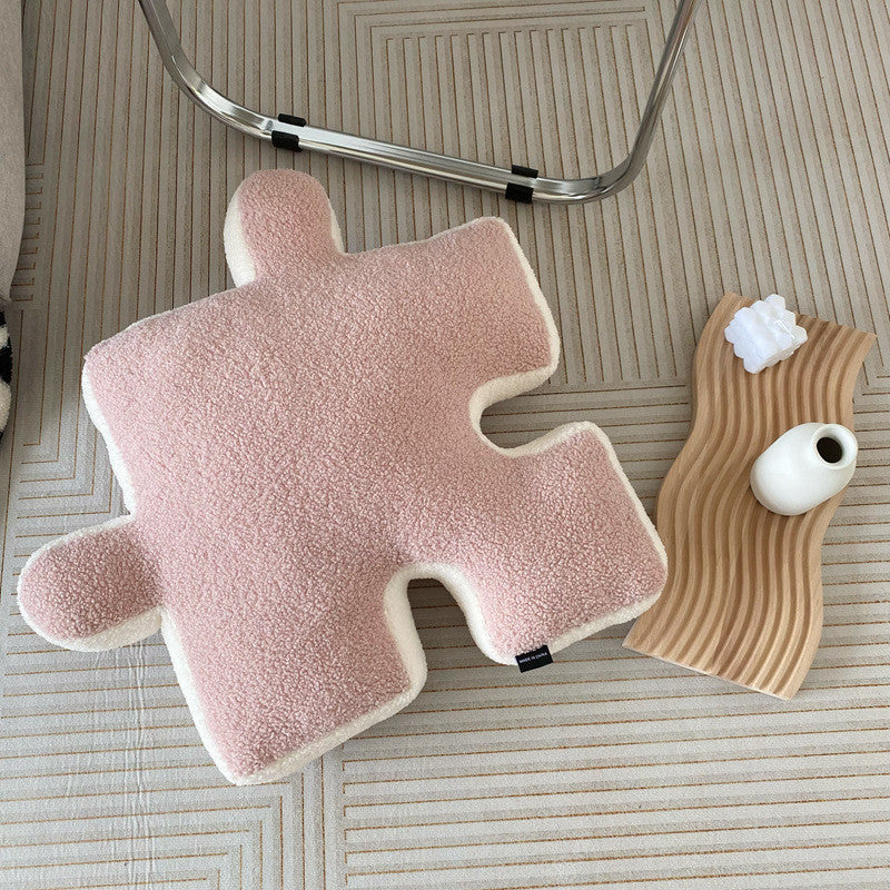 Fashion Stuffed Creative Puzzle Shaped Pillow Modern Spliceable Cushion Throw Pillow Living Room Waist Cushion Home Decoration What Else You Got?