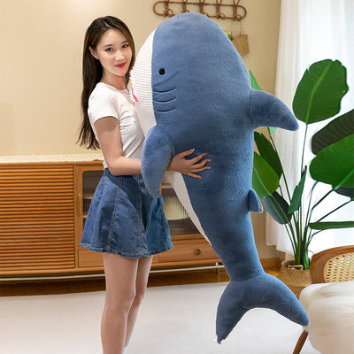 Soft & Cuddly Rabbit Plush Shark Pillow - Perfect Comfort & Gift for All Ages