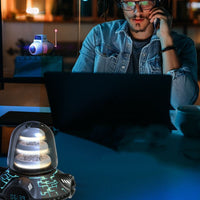 Christian Boy's Office Decor Night Light - Inspiring Workspace Gift with Warm LED Glow