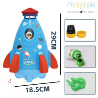 Kids Space Rocket Water Sprinkler Toy - Fun Outdoor Activity for Kids