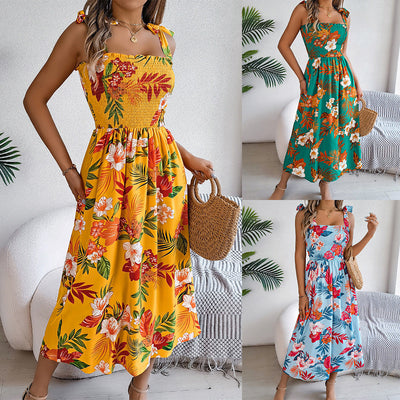 Graceful Garden Floral Maxi Dress - Perfect for Summer Holidays