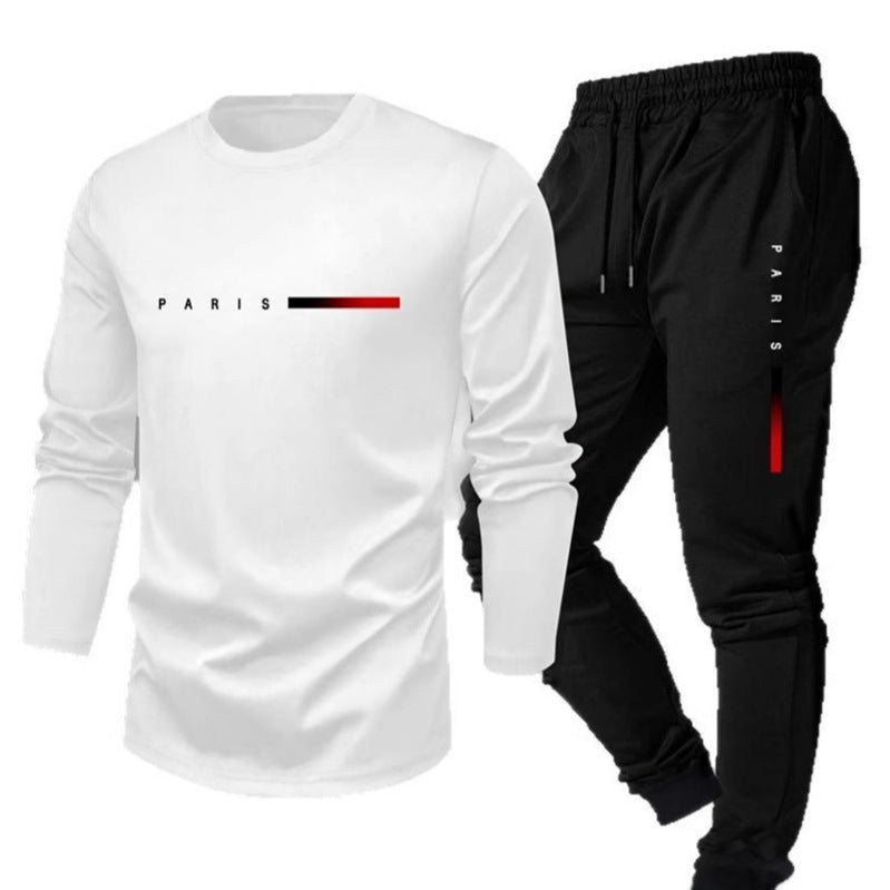 Men’s Long‑Sleeve Top and Pants Set – Casual Two‑Piece Outfit with Faux Cotton Air‑Layer Fabric (S–3XL) What Else You Got?