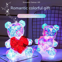 Radiant Glow Bear - Luminous Plush Gift for Birthday & Special Occasions
