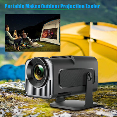 HY320mini 1080P Mini Projector - Perfect for Home Worship & Family Movie Nights