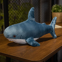 Adorable Shark Plush Pillow Toy - Perfect Gift for Kids & Teens - Blue & Gray Designs
