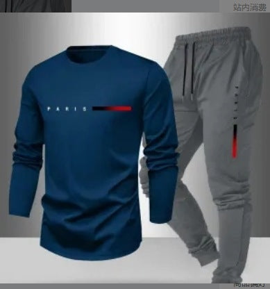 Men’s Long‑Sleeve Top and Pants Set – Casual Two‑Piece Outfit with Faux Cotton Air‑Layer Fabric (S–3XL) What Else You Got?