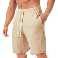 Men's Drawstring Capri Joggers – Plus Size Casual Beach Pants