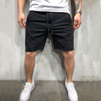 Men's Grey Gym Shorts – Breathable Cotton Athletic Training Shorts for Workouts & Casual Wear
